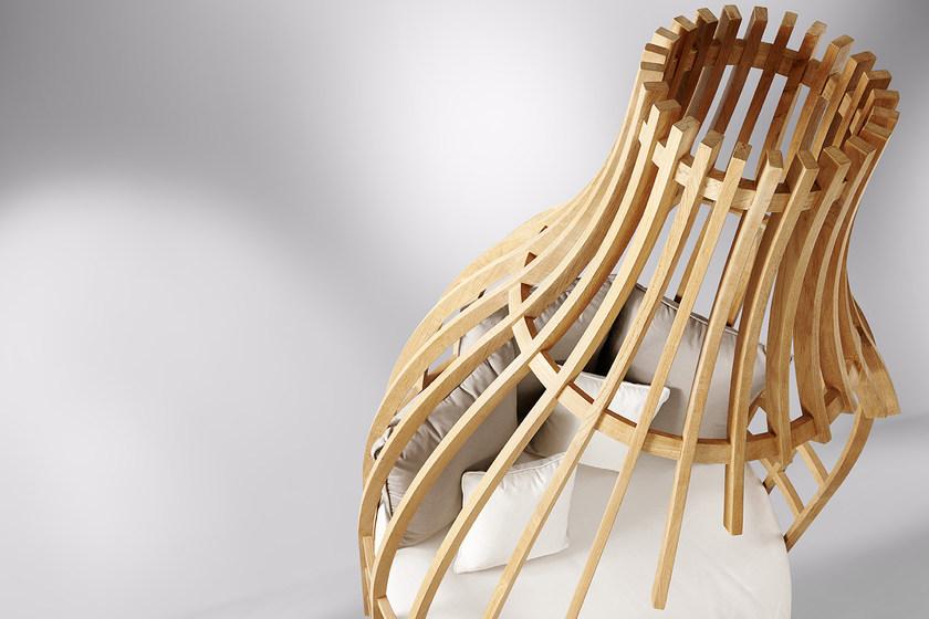 MOBIKA GARDEN Садовый диван в форме иглу из тика Bottle sun-id-1482071 - Вид №2