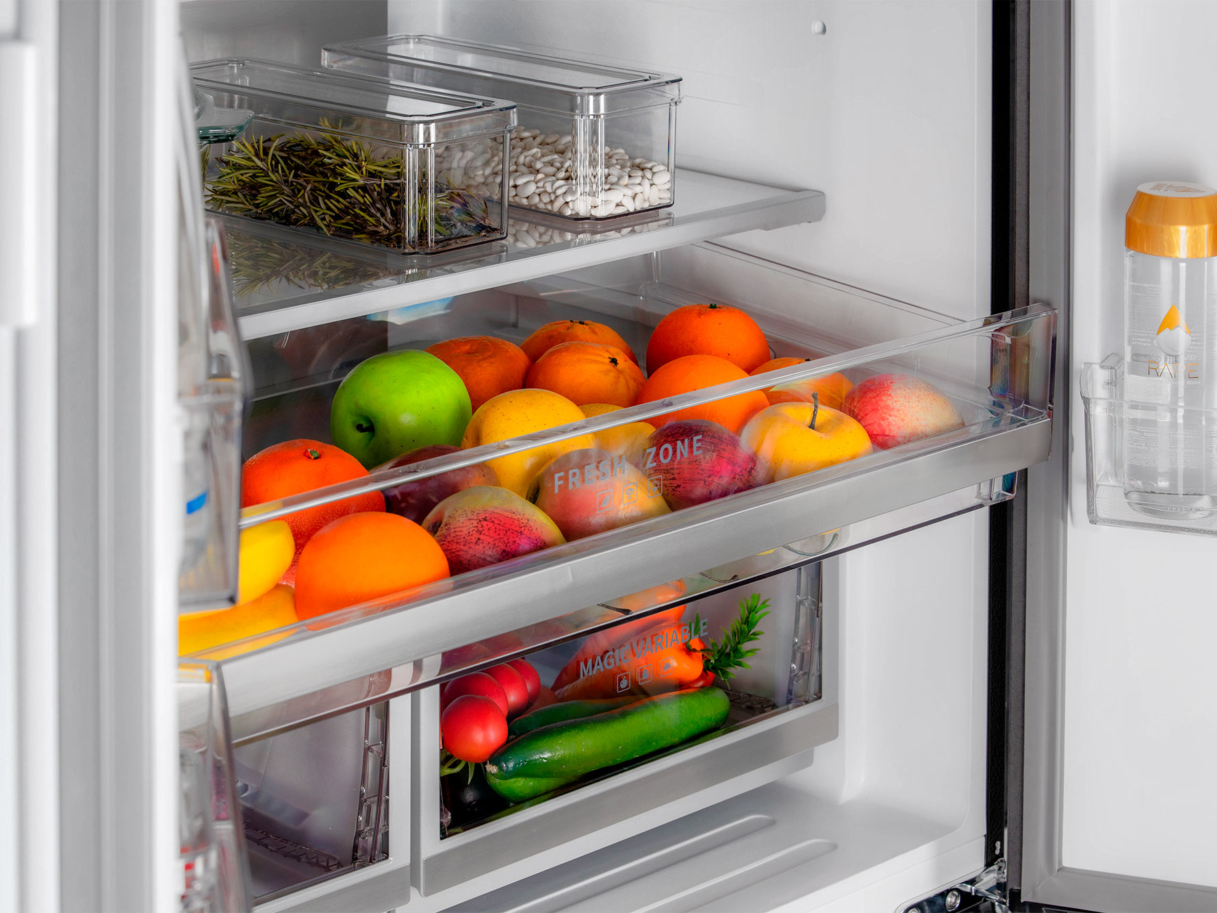 9168750 Холодильник многодверный   HIBERG RFQ-600DX NFGW inverter белый STDN-0134165 - Вид №8