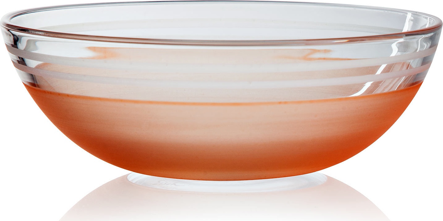 10564387 Eisch Чаша 17см "Цветной танец" (оранжевая) Хрусталь 