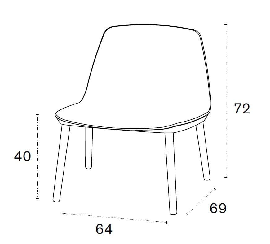 Тканевое кресло TREKU Bisell ARCH-00114979 - Вид №3