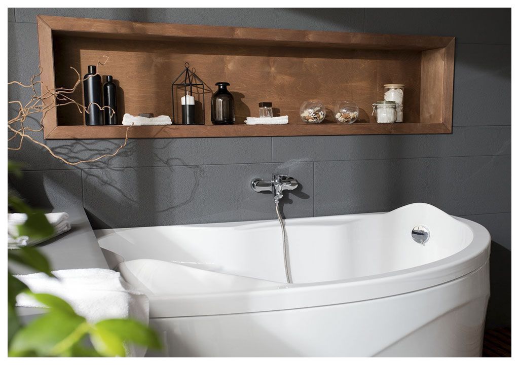 Акриловая ванна Aquanet Jamaica 160x100 L (г/м, а/м, сп/м, с/п, А3р, к/б, эл/у) 00168064 - Вид №4