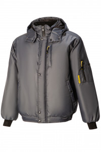 5039122 Куртка ДРАЙВЕР утепленная ткань Оксфорд темно-серая  Зимняя спецодежда  размер 60-62/182-188