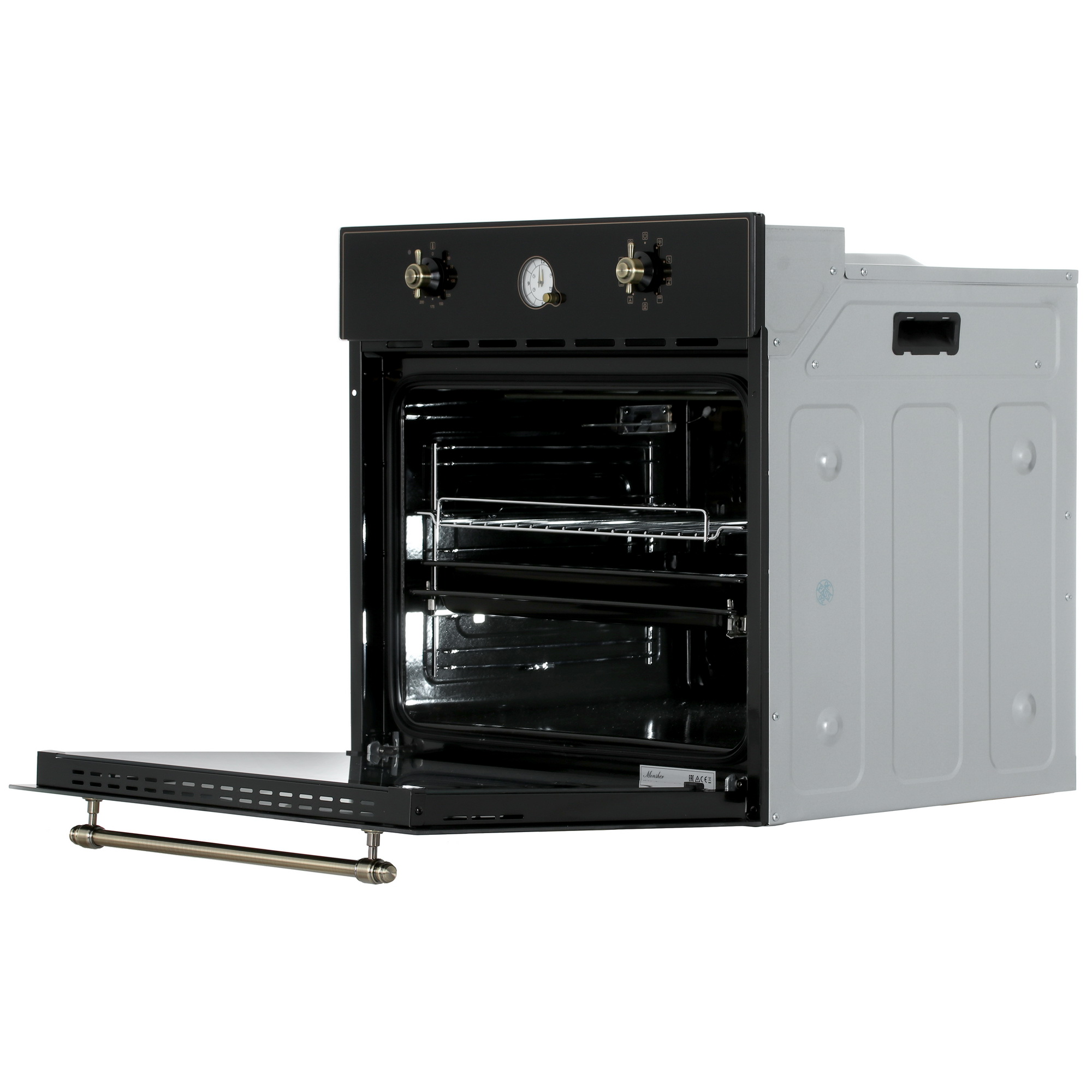 9121455 Электрический духовой шкаф Monsher MOE 6192 RN Bronze черный STDN-0002934 - Вид №5