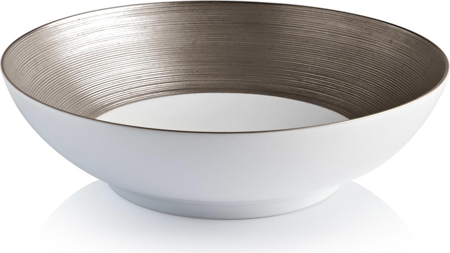 66811 JL Coquet Тарелка суповая 19,5см "Хемисфер" (платиновый) Фарфор 