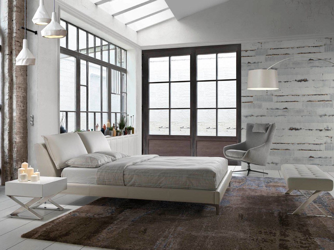 Мягкая скамейка из искусственной кожи Angel Cerda Dreams ARCH-00029401 - Вид №5