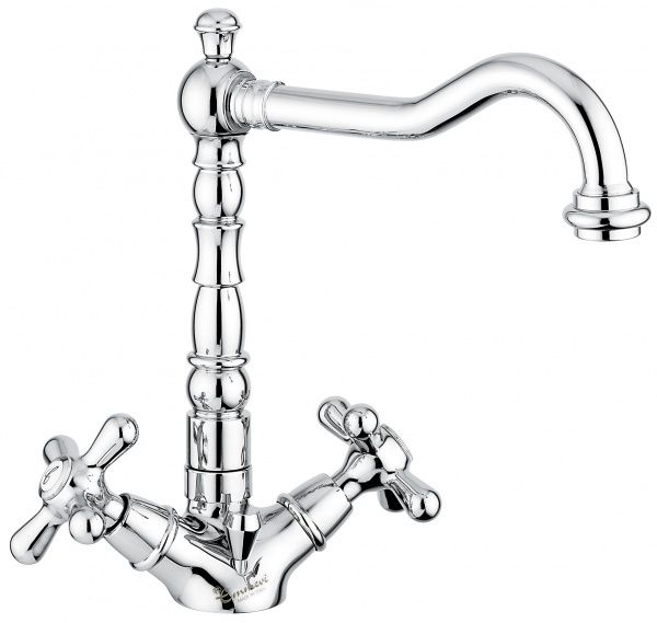 12613BR Смеситель Deco Old с донным клапаном для раковины, цвет бронза EMMEVI Decò old