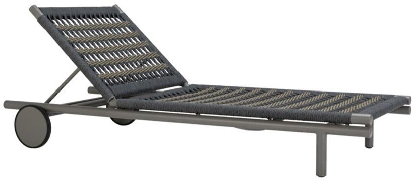 JANUS et Cie Садовый шезлонг из морского троса и алюминия Anatra sun-id-1440418 - Вид №2