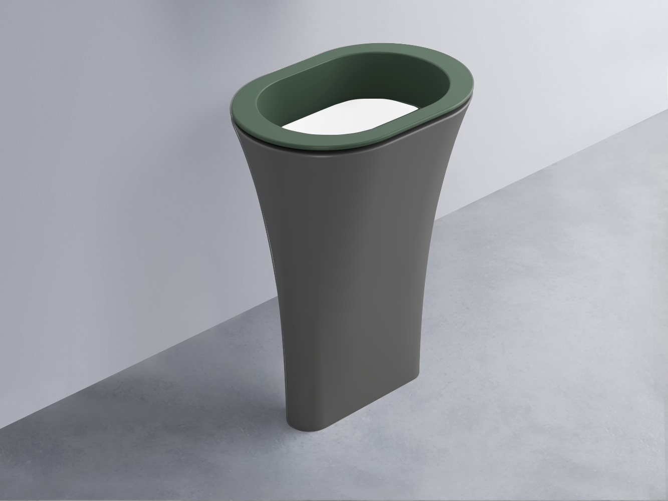 AMLA65-MU+AMPILO-BL+AMCOLO-CM Раковина Amedeo Ovale отдельностоящая cielo Enjoy + Amedeo Ceramica Cielo