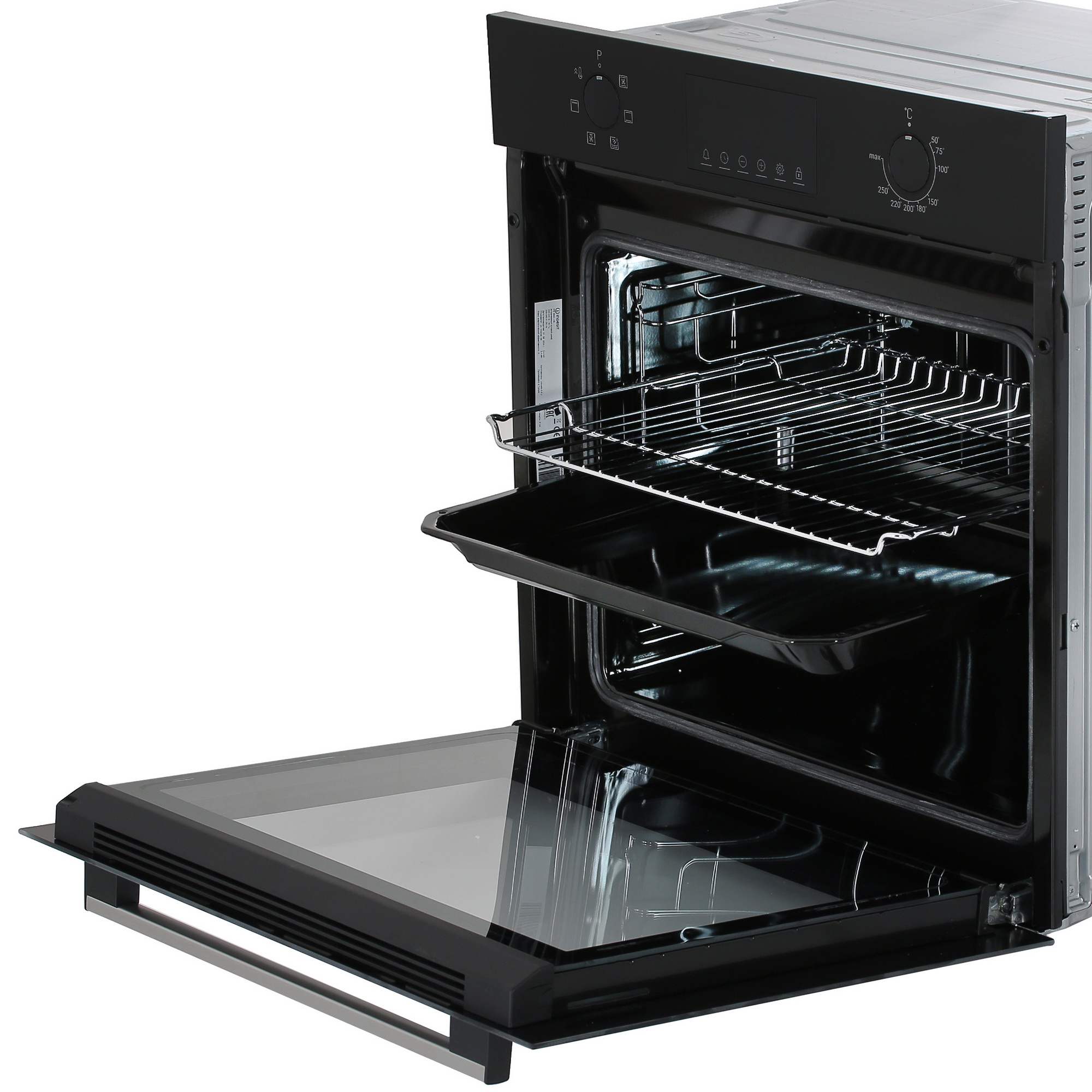 9987778 Электрический духовой шкаф Indesit IFE 3644 J BL черный STDN-0089281 - Вид №6