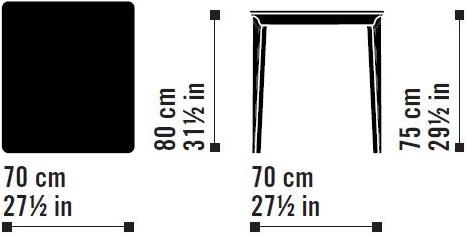 Very Wood Прямоугольный деревянный стол Bellevue sun-id-1353587 - Вид №2