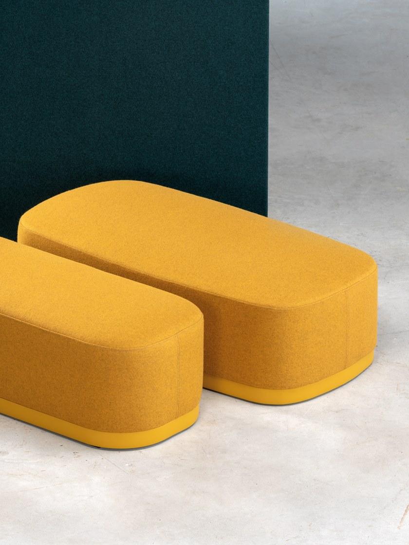 ENEA Прямоугольный пуф из ткани Puck sun-id-1476171 - Вид №5