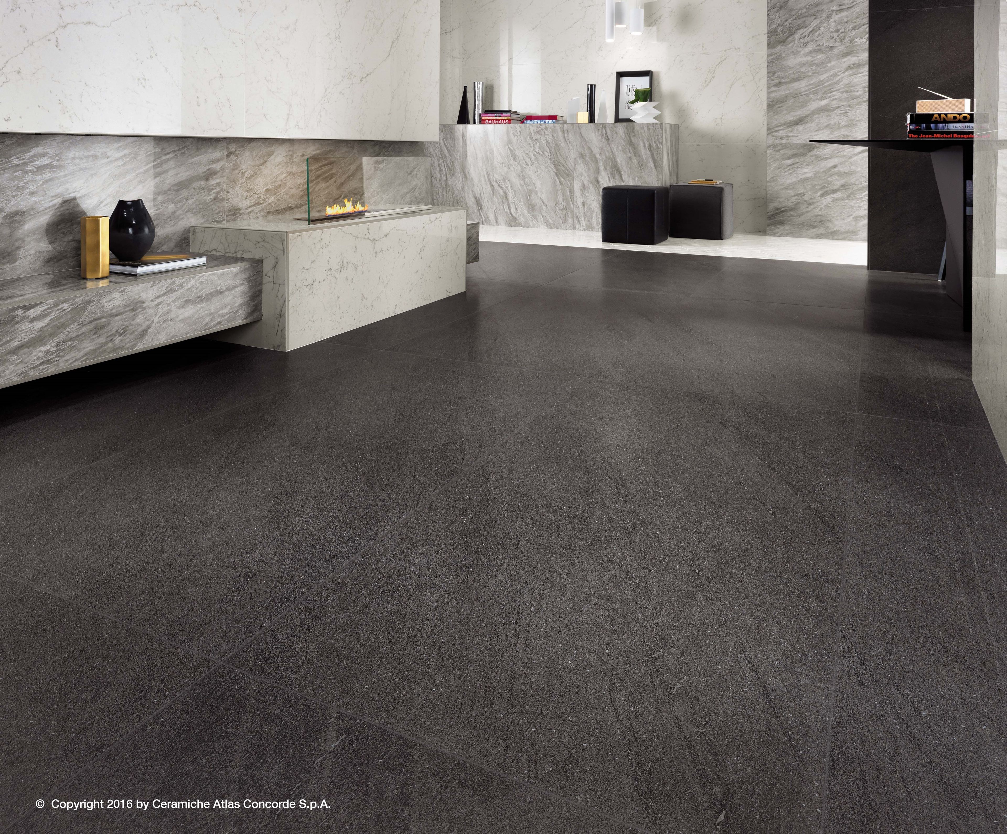 Мраморный эффект белая паста керамический пол Atlas Concorde Marvel Stone ARCH-00038211 - Вид №10