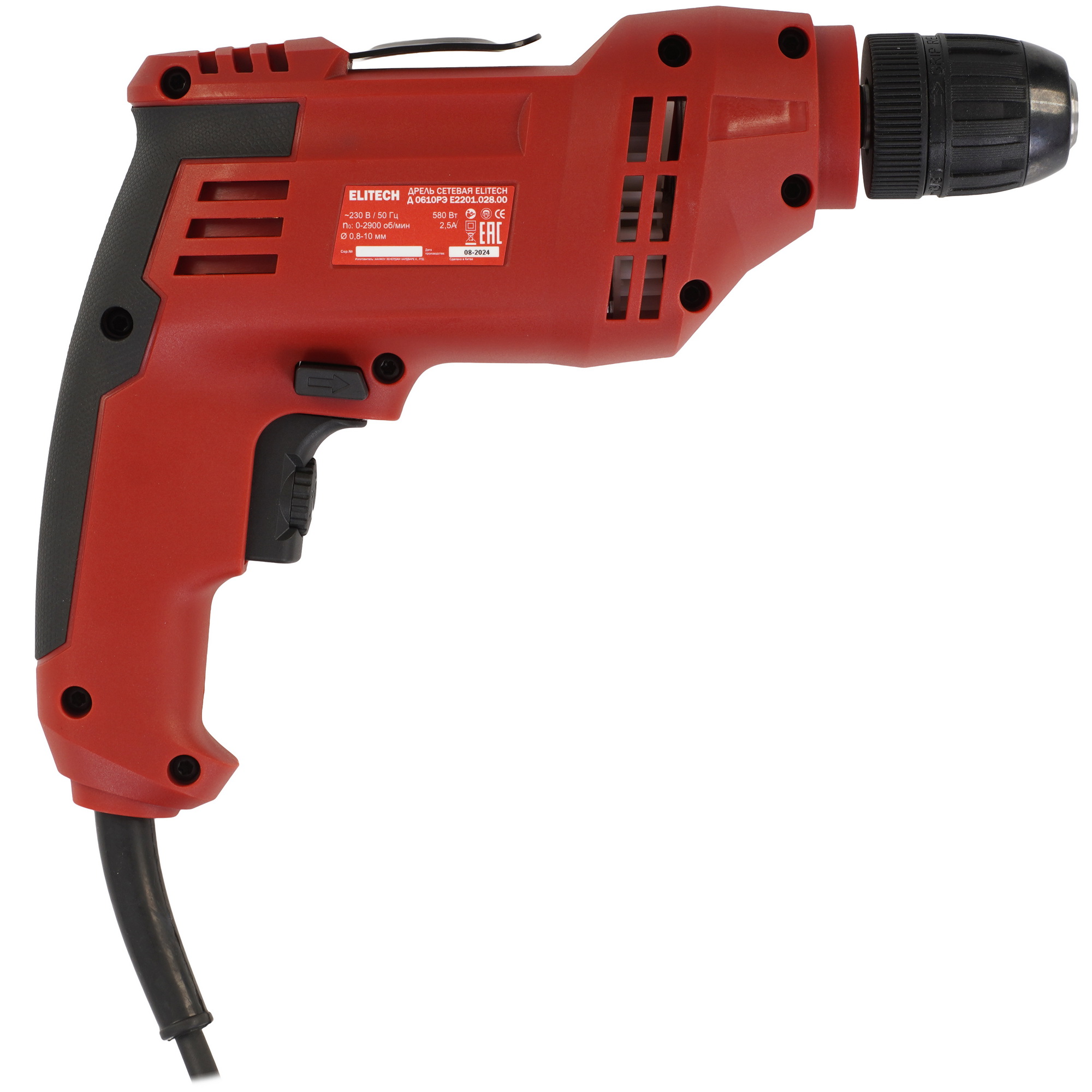Дрель  ELITECH Д 0610РЭ 9109544 STDN-0046408 - Вид №1