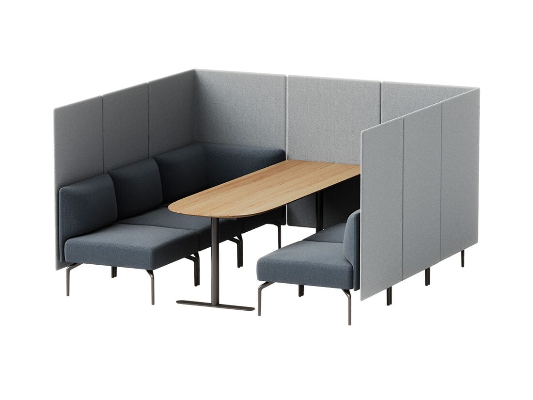 Офис остров модульная ткань INCLASS ARCH-00074816 - Вид №4