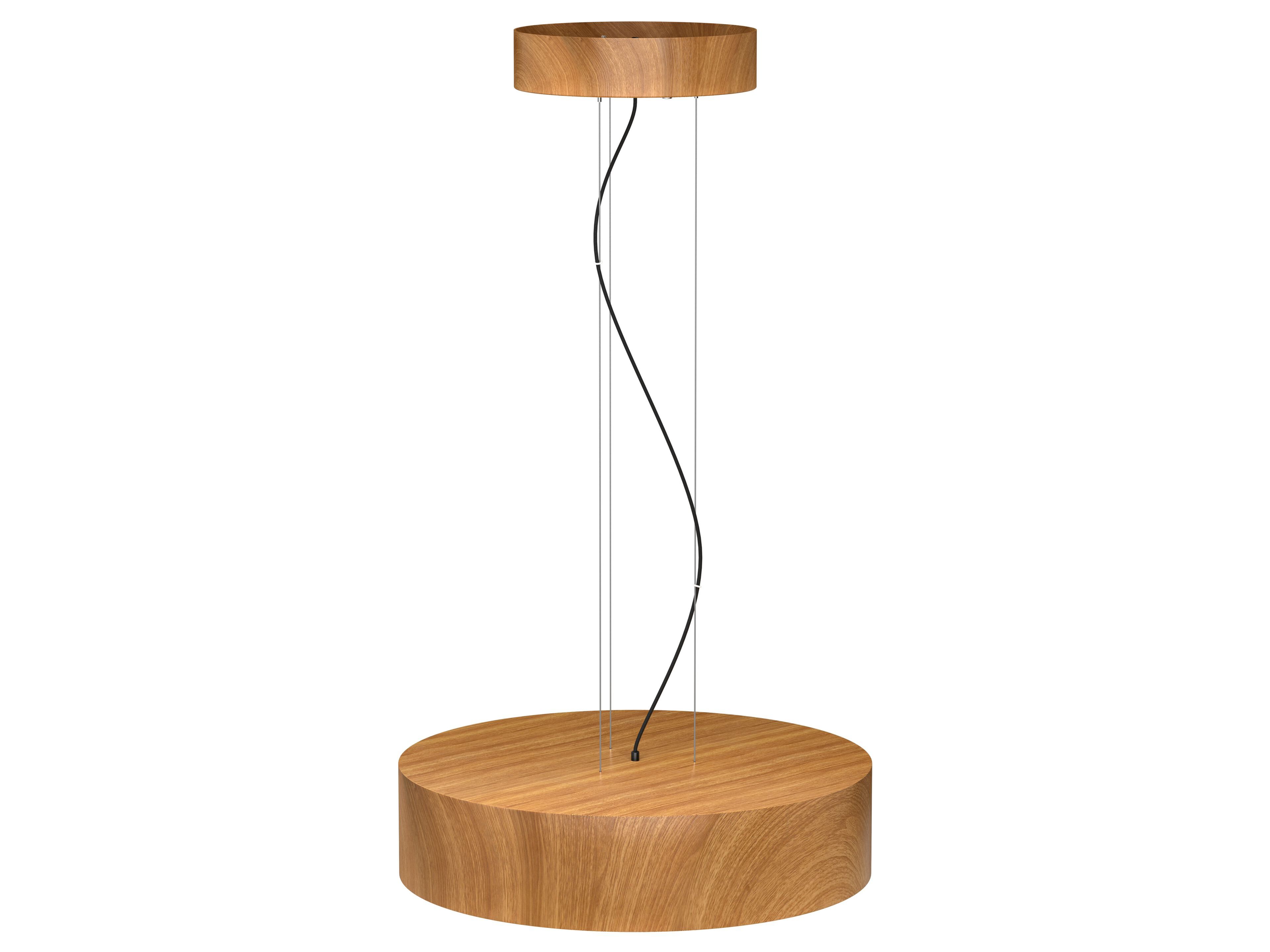 Деревянный эффект стальной светодиодный подвесной светильник Valaisin Grönlund дуб ARCH-00130556 - Вид №1