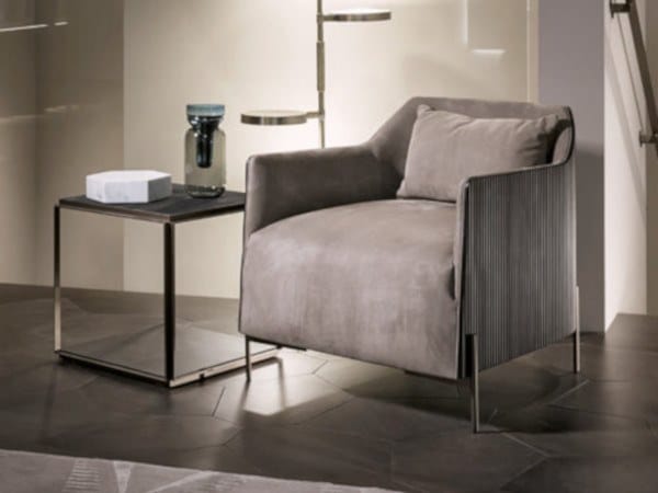 Квадратный металлический журнальный столик Shake рамка ARCH-00075913 - Вид №1