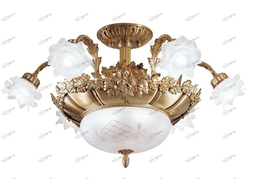 Possoni Illuminazione Полу заподлицо сатин со стеклом Rose 700/6+2sf