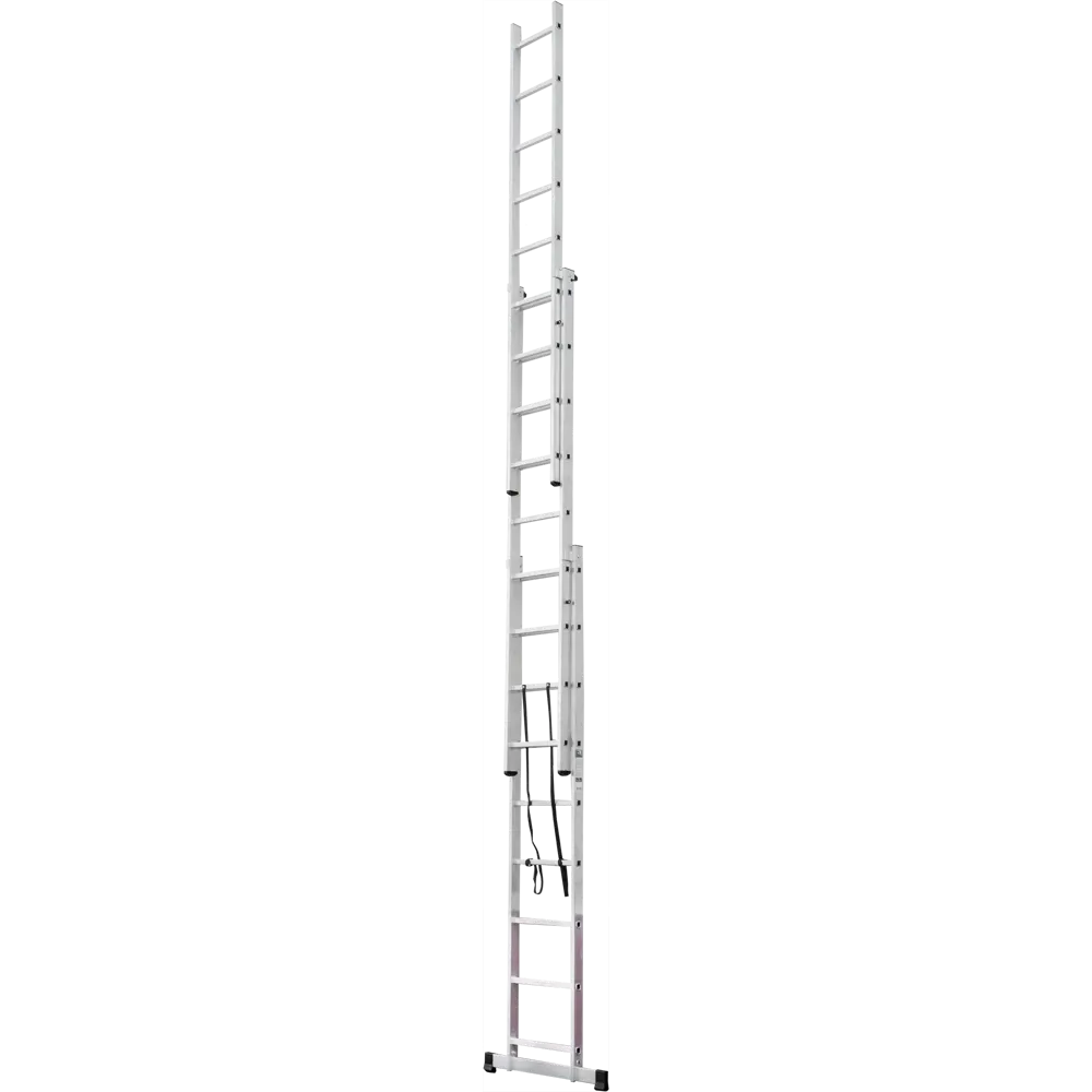 Лестница раскладная выдвижная 3-секционная Standers до 4.76 м 8 ступеней STLM-2063845