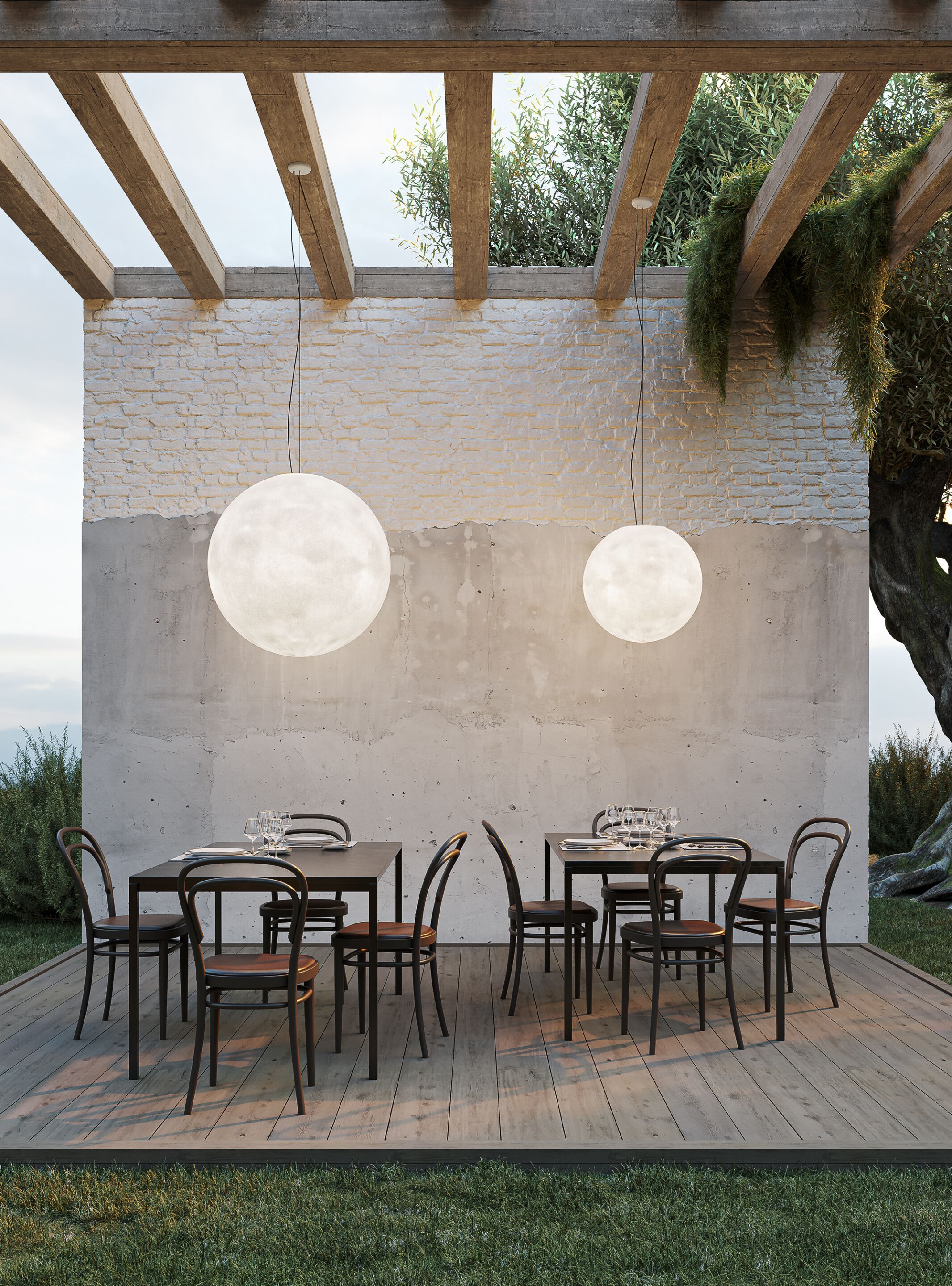 Подвесной светильник из стекловолокна Karman Ululì-Ululà ARCH-00107002 - Вид №5