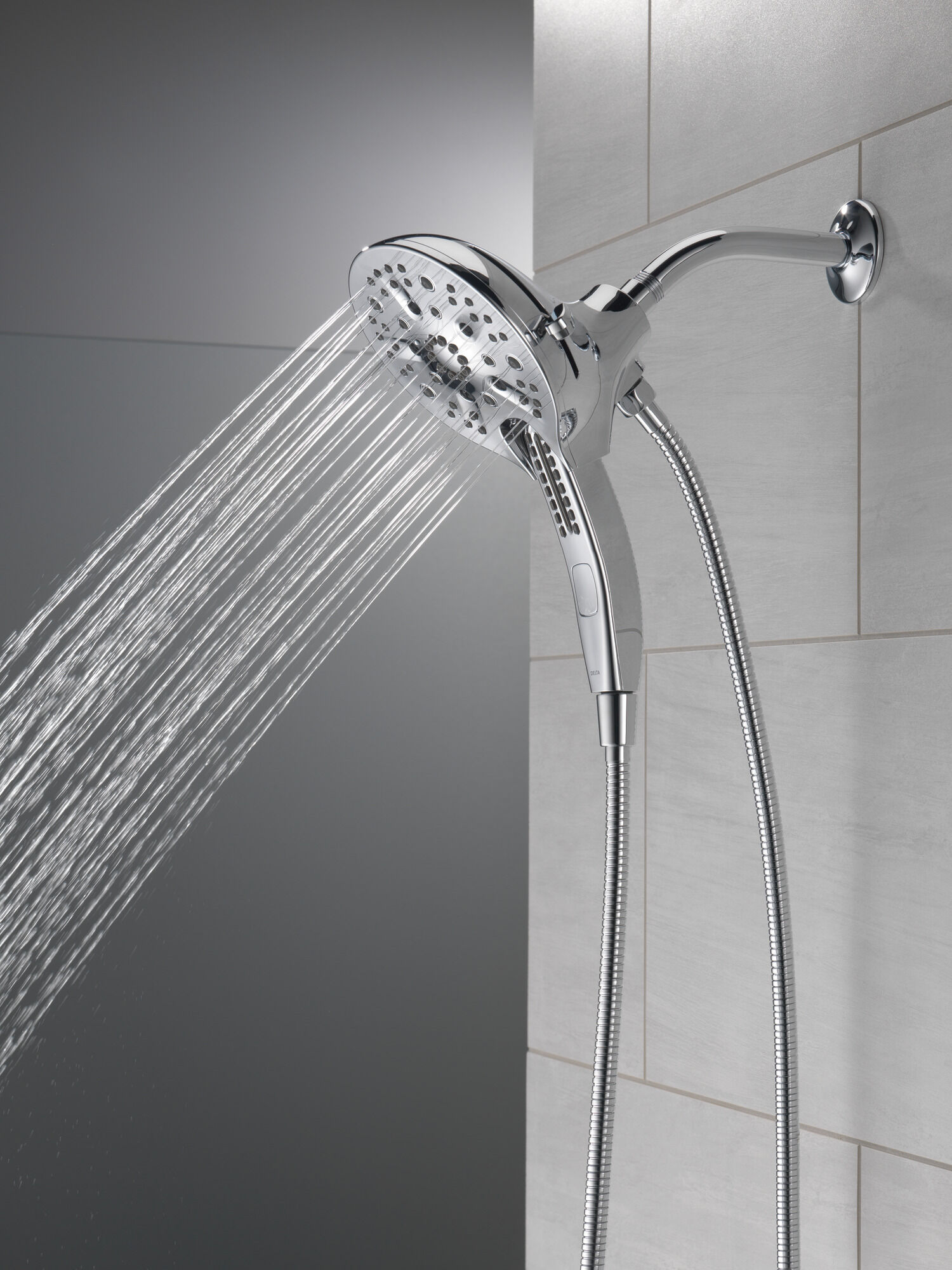 58620-PK In2ition® H2Okinetic® Душ два в одном с 5 настройками Delta Faucet Universal Showering Хром  - Вид №18
