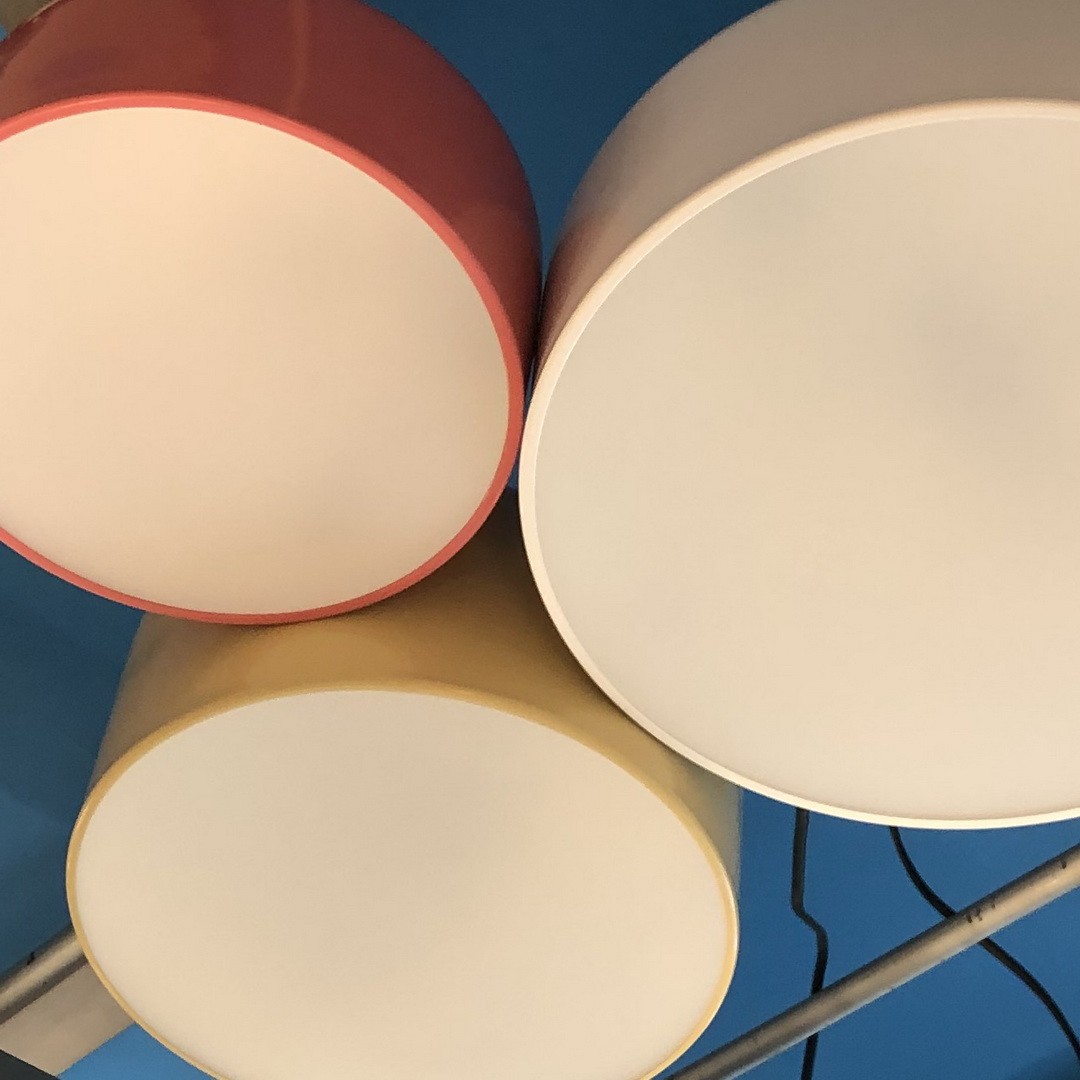 Fm Illuminacion 24210/60-I WHITE-BEIGE-MARSALA люстра потолочная трехцветная 108282 - Вид №1