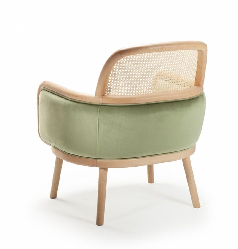 Mambo Unlimited Ideas Кресло из ткани с подлокотниками Luc sun-id-1471689 - Вид №2