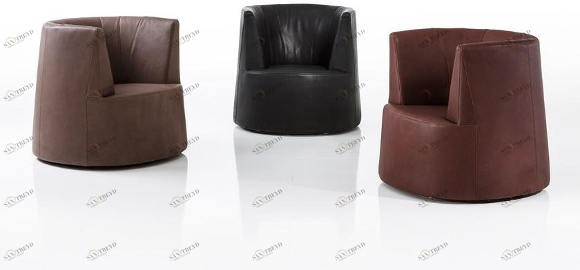 brühl Кожаное кресло с подлокотниками Powder sun-id-1346278