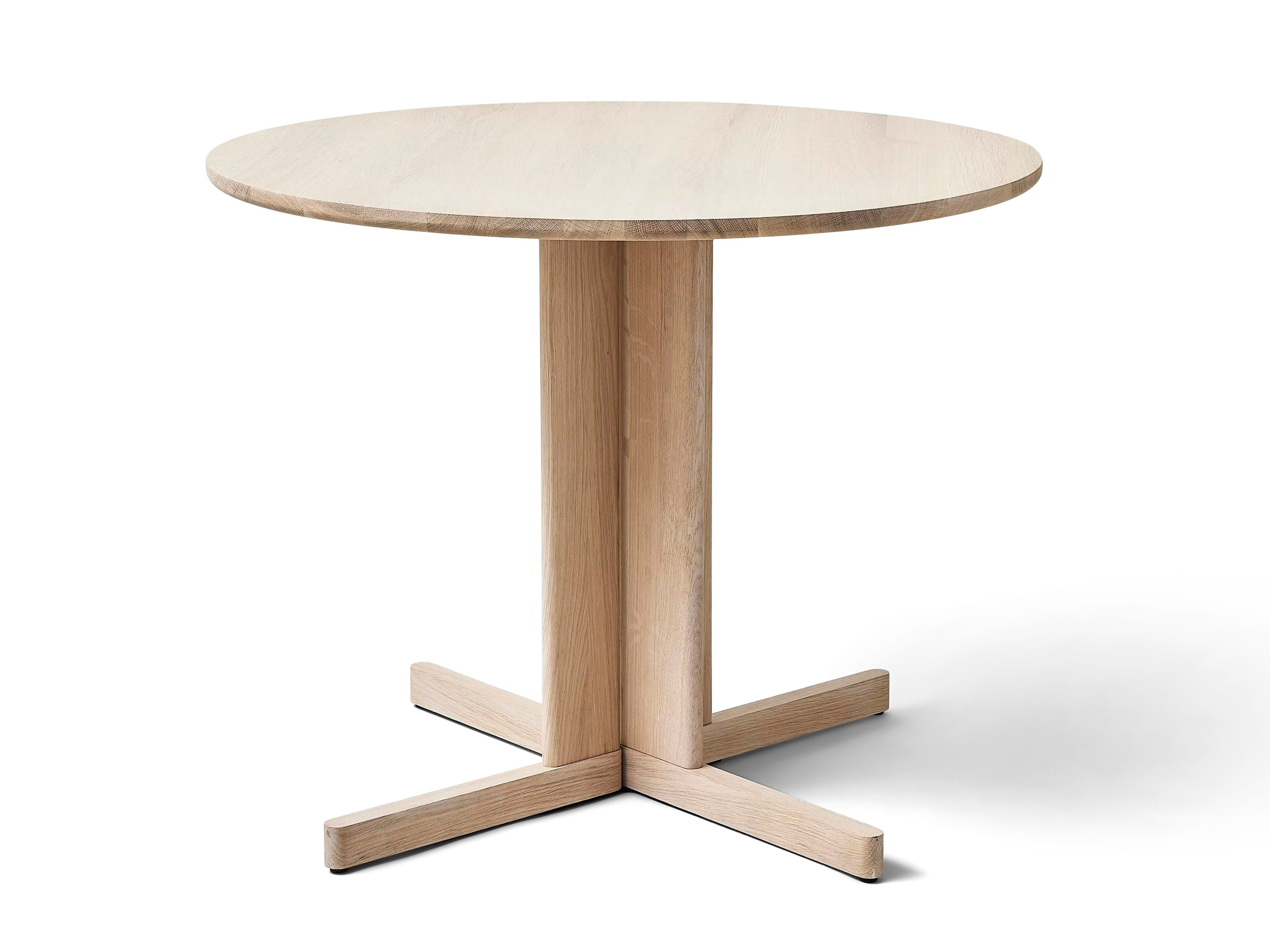 Круглый стол из дуба со спицами Form & Refine Trefoil ARCH-00080822 - Вид №1