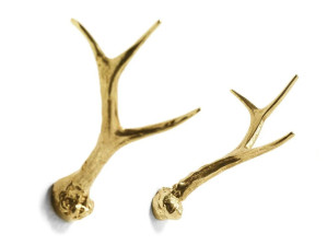 Латунная настенная вешалка