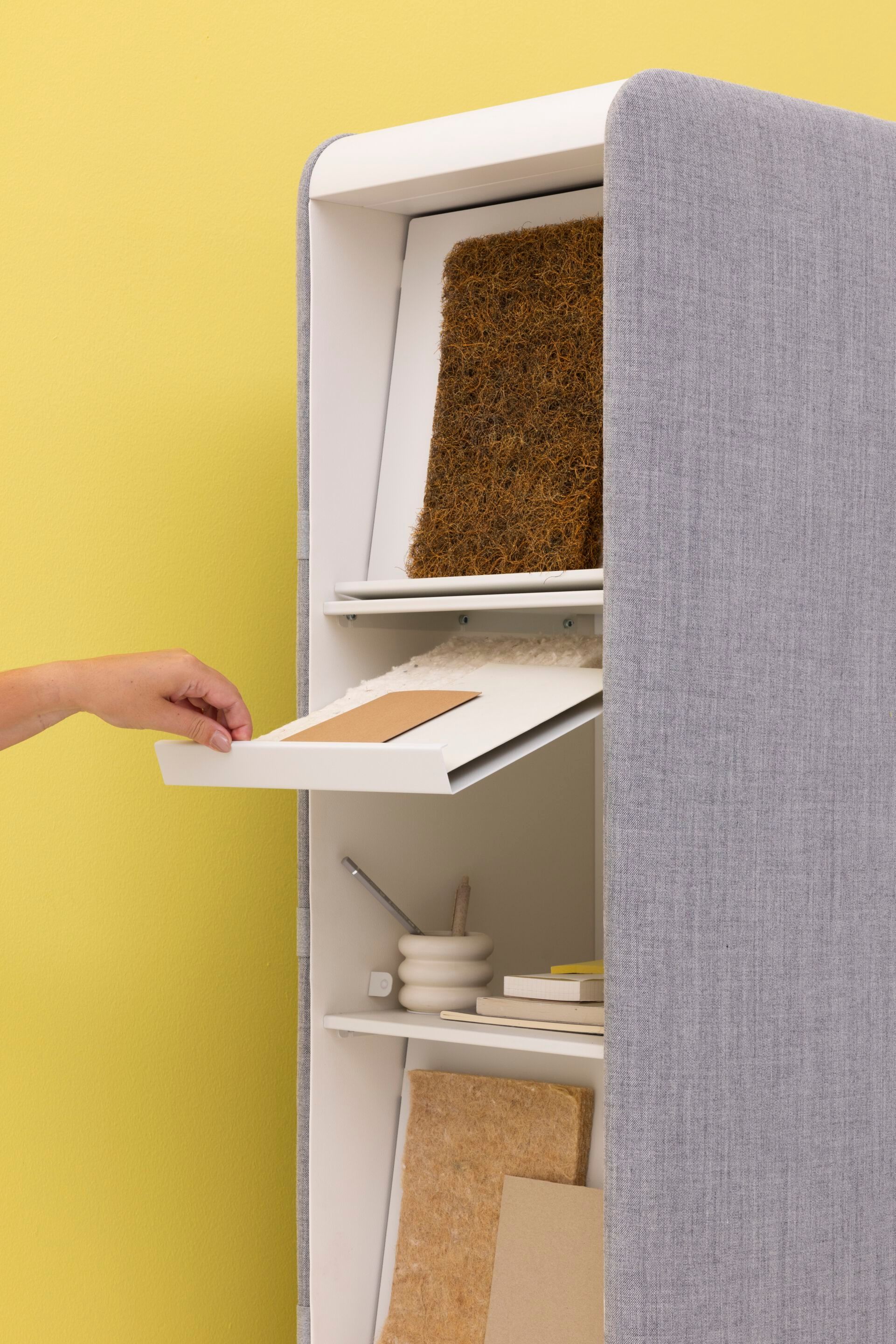 Мобильный звукопоглощающий офисный перегородка из ткани на колесах Cascando подушка ARCH-00041141 - Вид №10