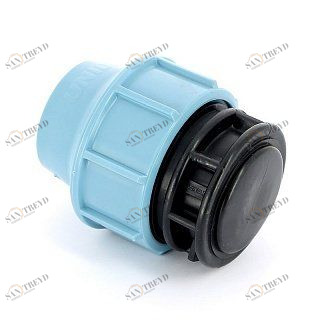 Заглушка 50 обжим для труб ПНД UNIDELTA 1012050000