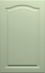 Фасады для кухни Классика Фрезеровка «Классика+» Фисташковый глянец ПЭТ №233