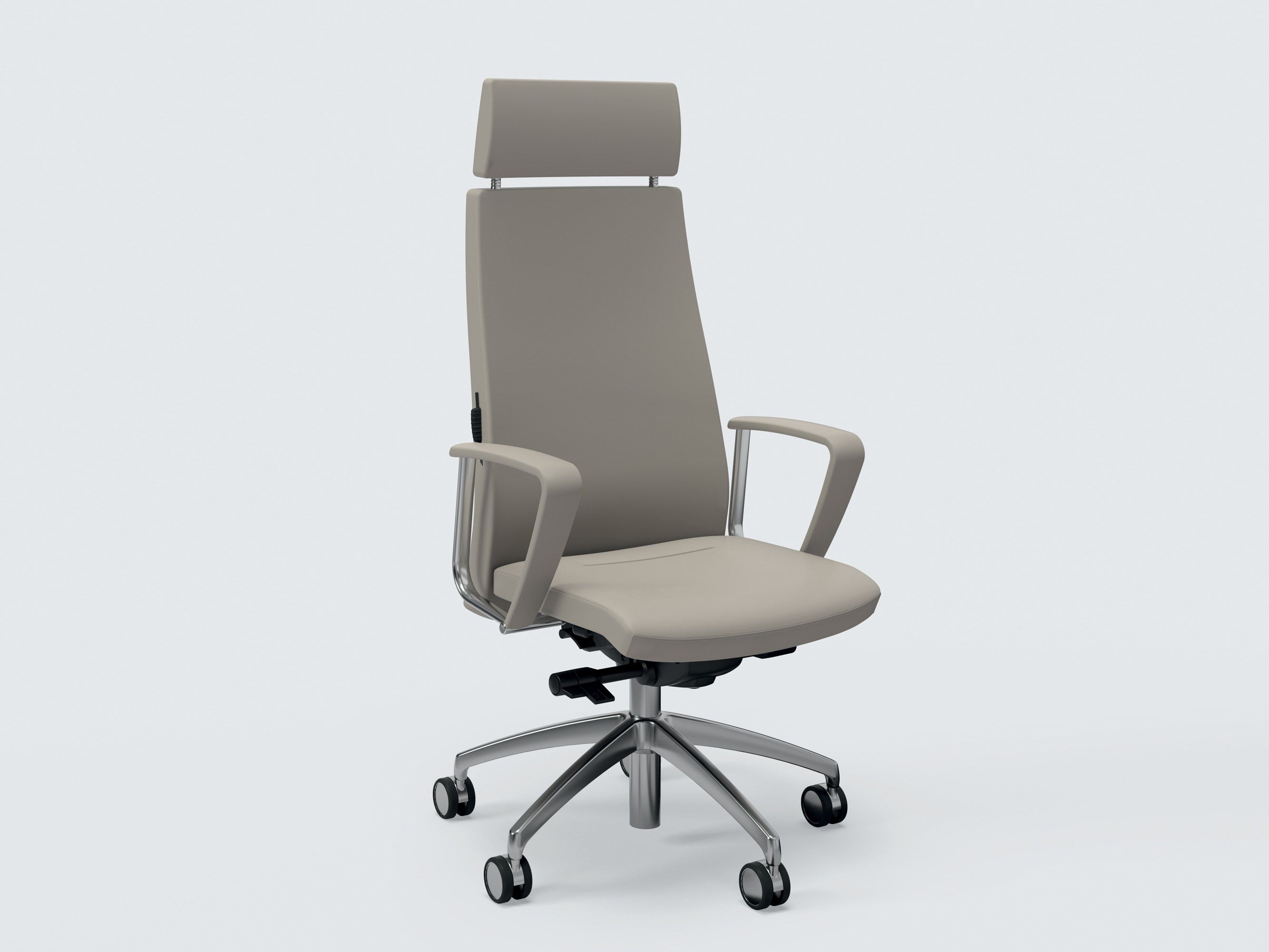 Кожаное вращающееся офисное кресло с подголовником Ares Line Trendy ARCH-00054457 - Вид №7