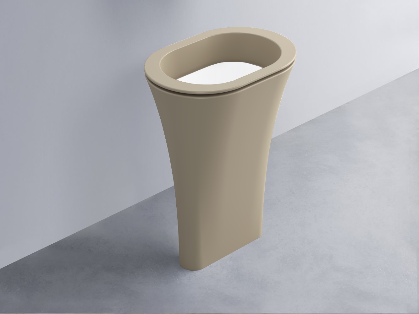 AMLA65-AV+AMPILO-BL+AMCOLO-AV Раковина Amedeo Ovale отдельностоящая cielo Enjoy + Amedeo Ceramica Cielo