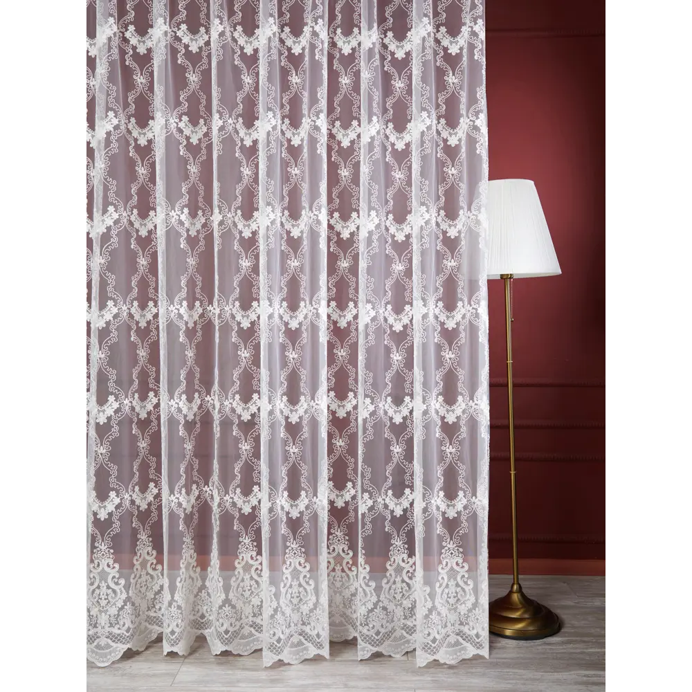 Тюль 1 м/п Корд сетка 280 см цвет кремовый 85337339 STLM-2040094 ELIT HOME 