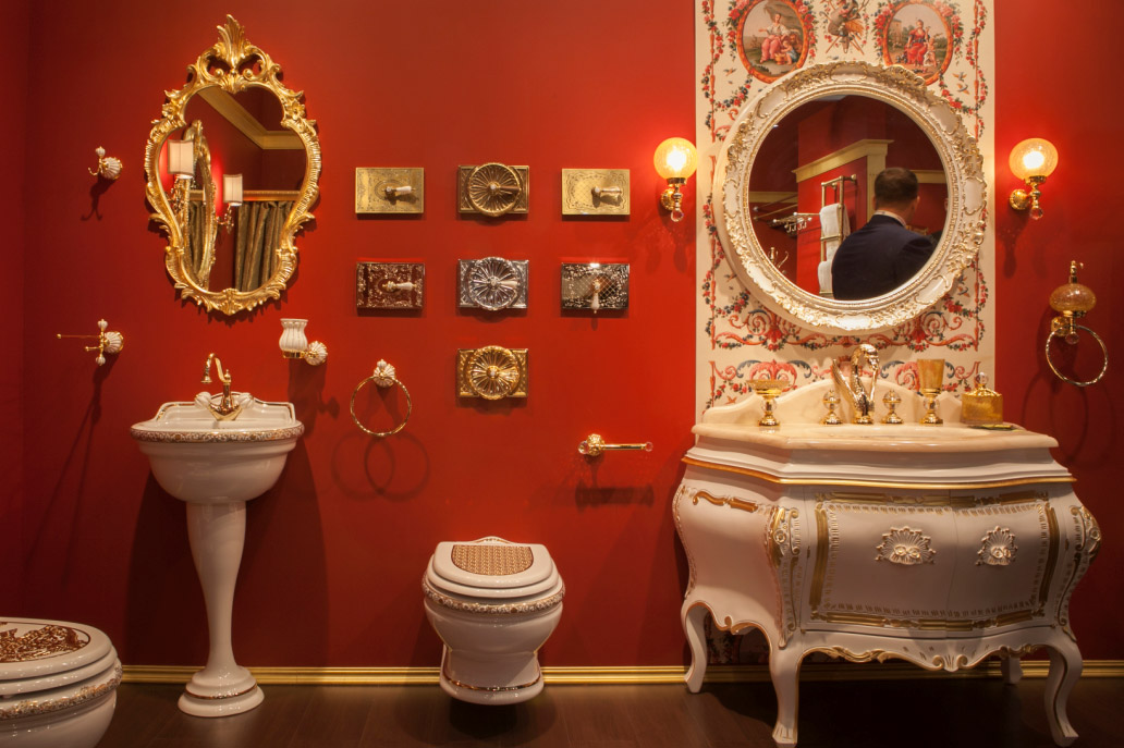 ML.MLD-25.740.D1 Подвесной унитаз настенный Золотистый Migliore  Италия  - Вид №3