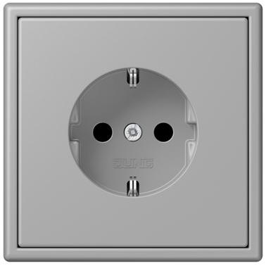 JUNG Пластиковая электрическая розетка Ls 990 les couleurs® le corbusier sun-id-1370154 - Вид №20