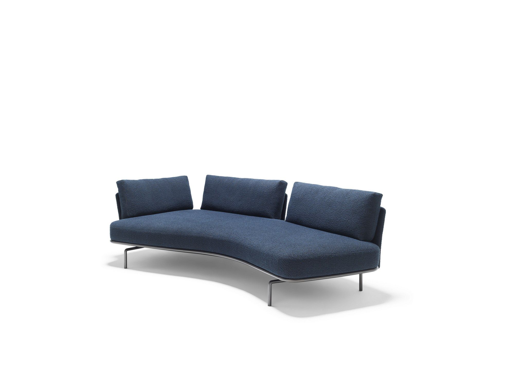 Изогнутый диван из ткани Knoll Панорамная ARCH-00038375 - Вид №2