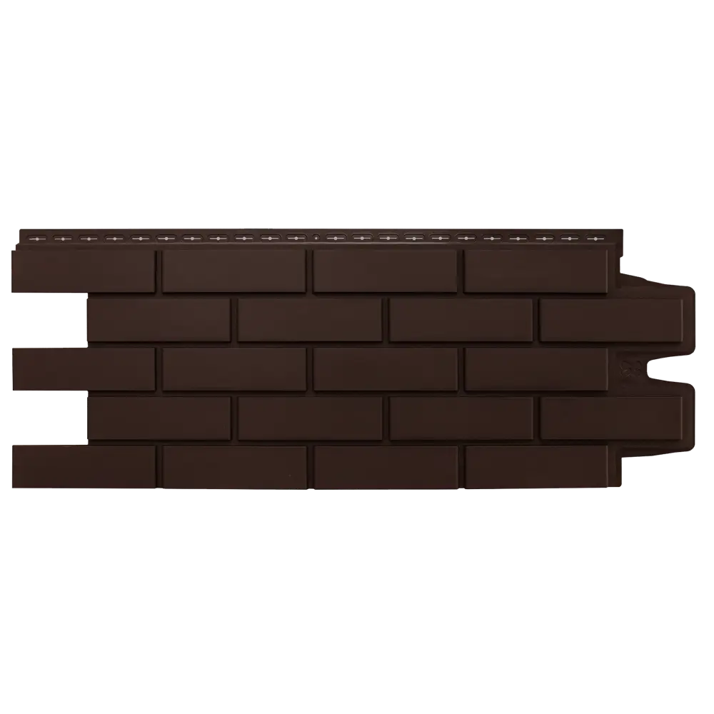 Фасадная панель Grand Line Classic Клинкерный кирпич 1105x417 мм шоколадный 89340925 STLM-2069974