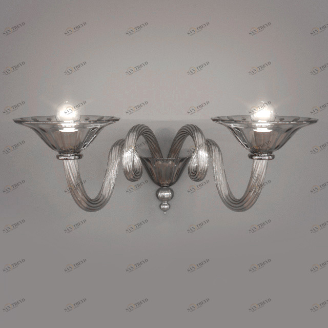 Бра 1382/A2 K CR от Sylcom SYLCOM СВЕЧА 245927 Прозрачный;хром 