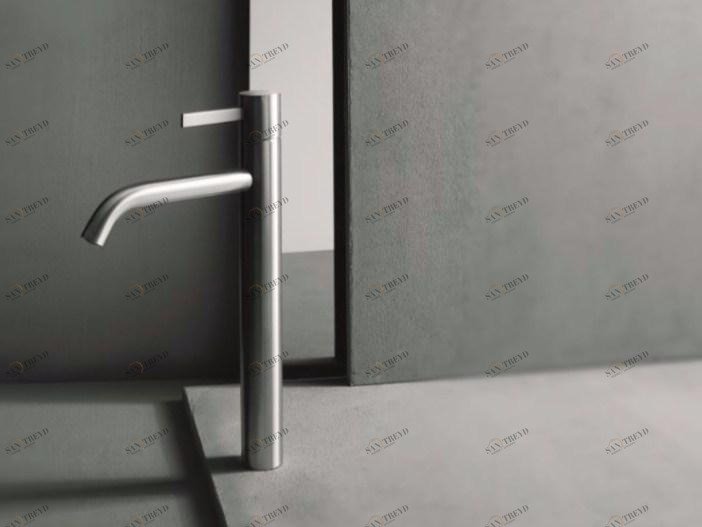 ABOUTWATER Смеситель для раковины, однорычажный, с атласной отделкой Af/21 A706wf Fantini Rubinetti