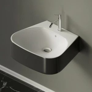 ACER08951RZG Подвесная раковина настенная прямоугольная Agape Pear серая