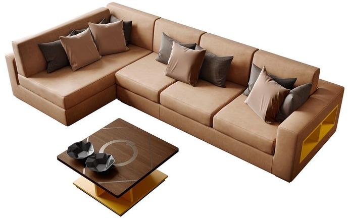 Caroti Кожаная кушетка Concept Art.154 - theca - Вид №1