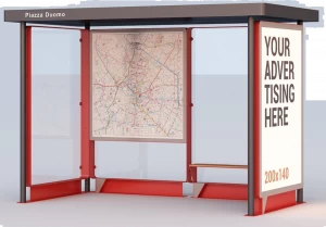 DIMCAR Стальное навес для автобусной остановки Popup G543