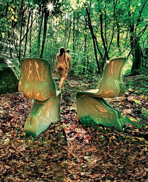 Casamania & Horm Стул из полиэтилена Him & her sun-id-1349606 - Вид №5