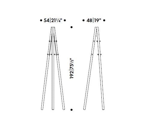 Напольная вешалка из ясеня In Stock Artek ARCH-00029989 - Вид №2