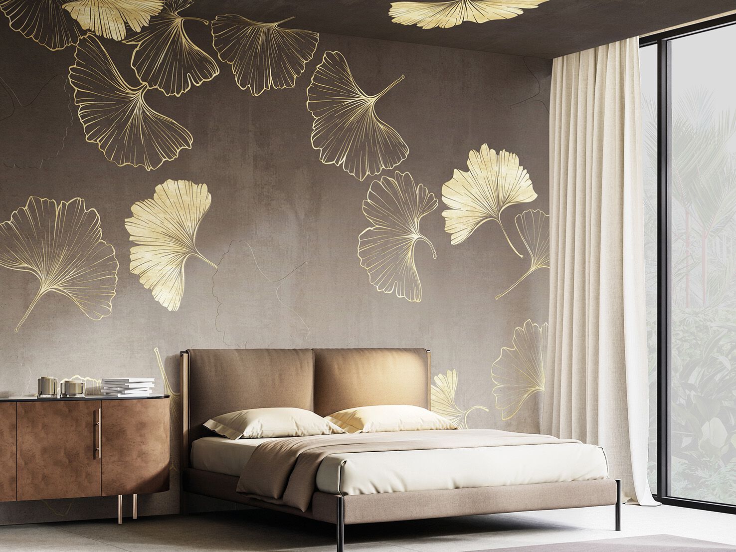 Carta da parati PVC free, eco-friendly, lavabile WallPepper BILOBA ARCH-00153339