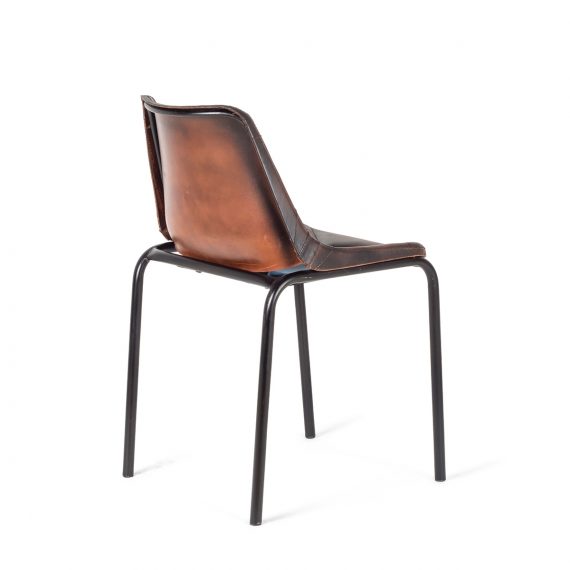 080280 Кожаный индустриальный стул Francisco Segarra Mews Santreyd