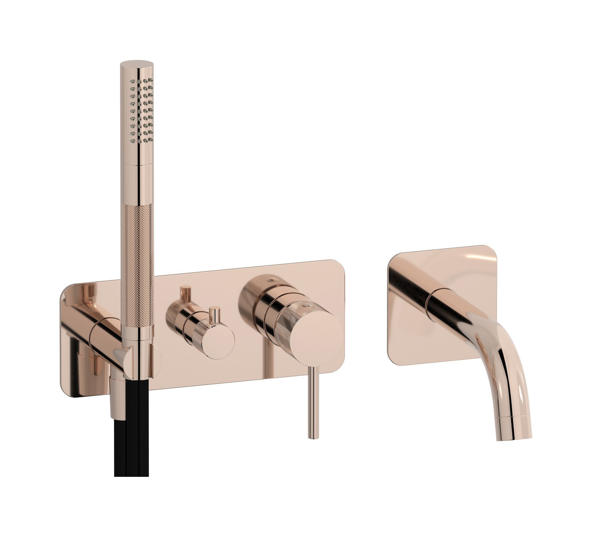 Однорычажный смеситель для душа с 4 отверстиями и ручным душем IB промышленность ARCH-00124558 - Вид №10