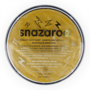 1118777 краска для лица и тела №2 18 мл золото металлик Snazaroo